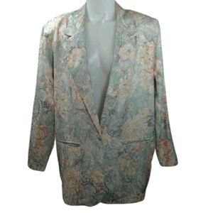 Michael K Pastel Floral Blazer Jacket